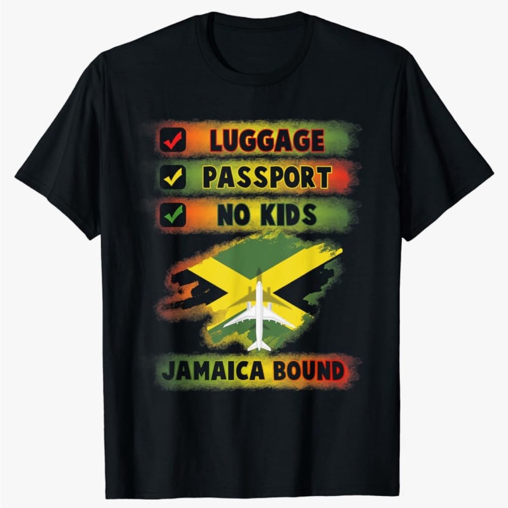 Black Jamaican tshirt